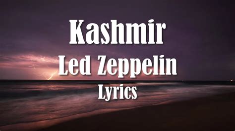 lyrics kashmir|Kashmir Lyrics by Led Zeppelin